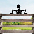 Gothic skull silhouette wall plaque, Halloween decor – photo 1