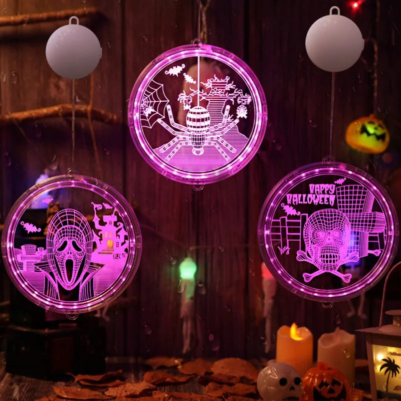 Gothic skeleton hand LED candle, flameless Halloween decor – photo 2