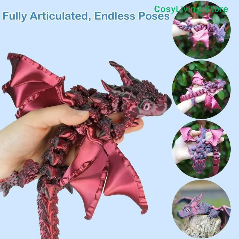 Articulated Winged Dragon – 3D Printed Fantasy Companion