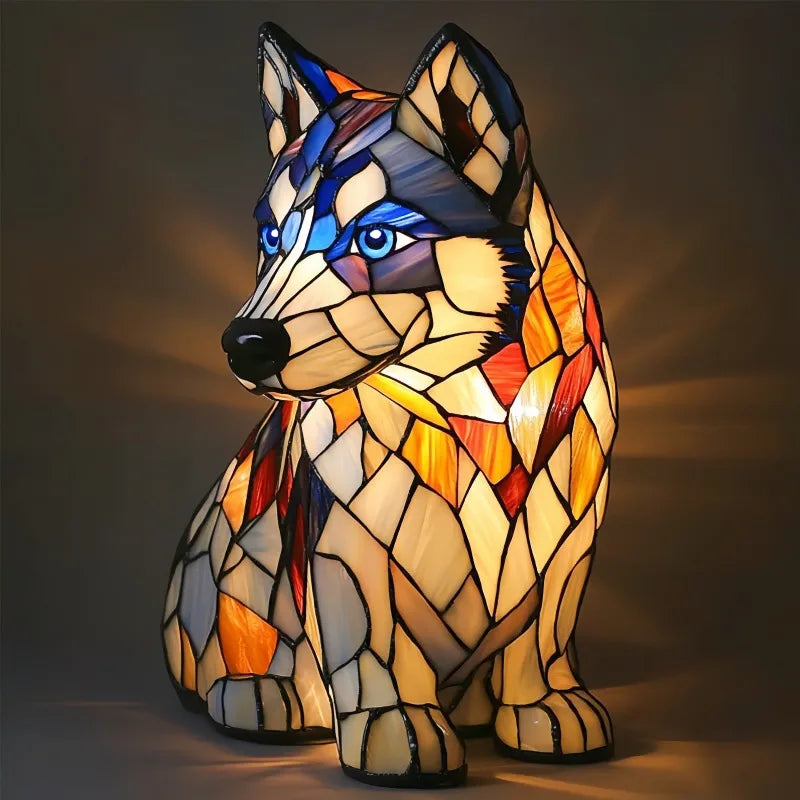 Stained-glass style animal LED ornament - additional design