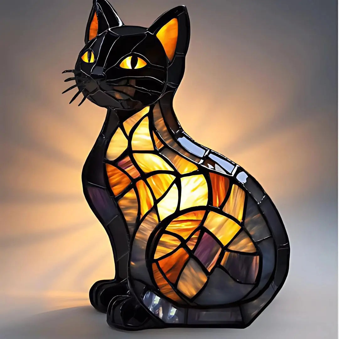 Stained-glass style animal LED ornament - additional design