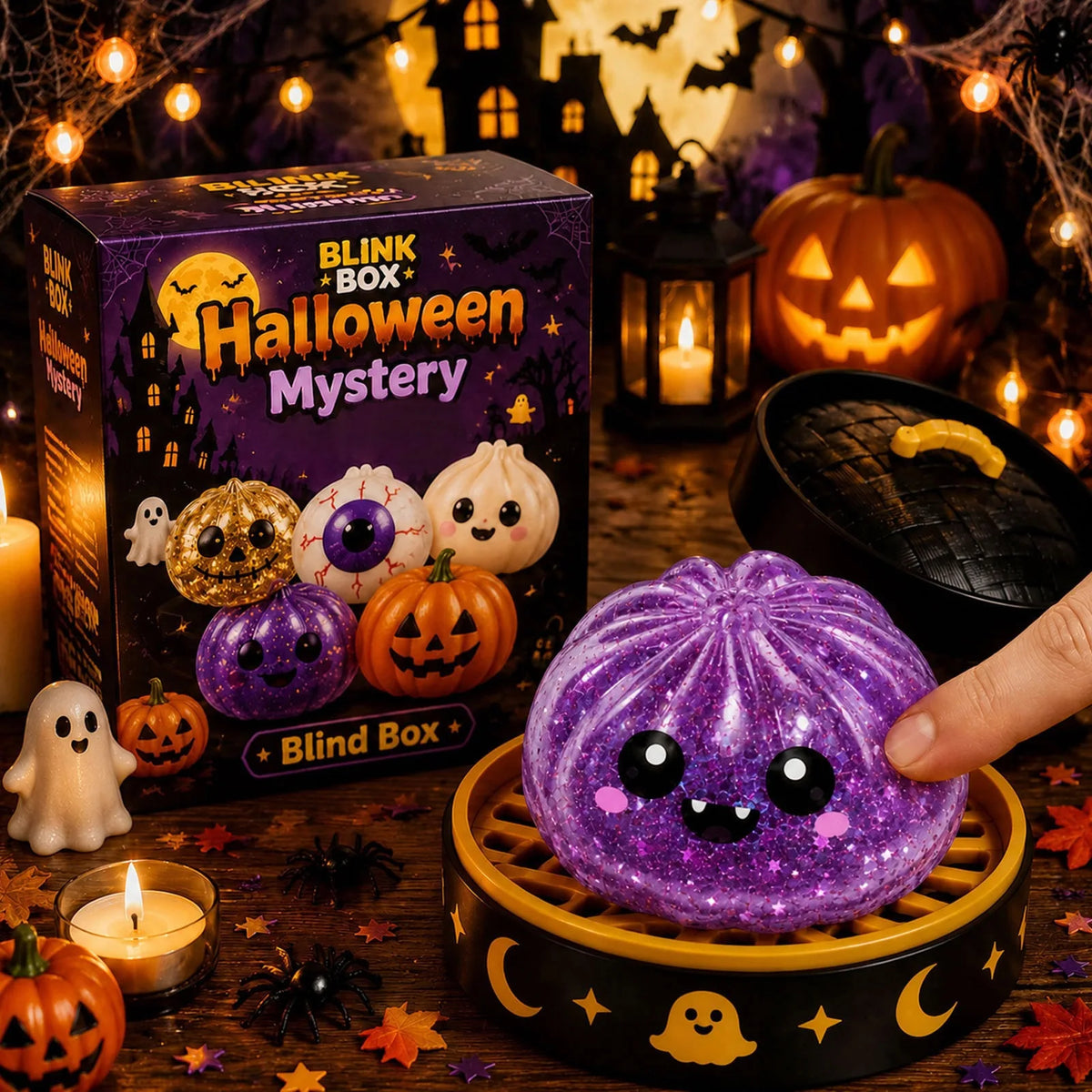 Halloween mystery blind box squishy toy, additional product view