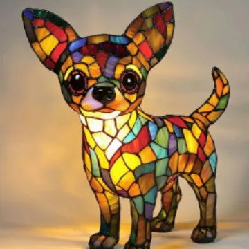Stained-glass style animal LED ornament - additional design