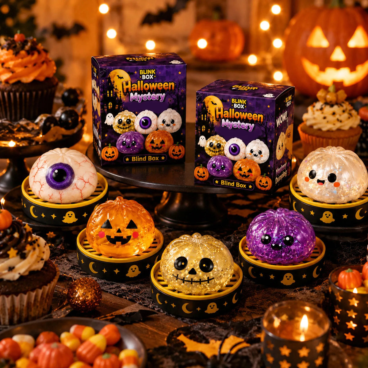 Halloween mystery blind box squishy toy, additional product view