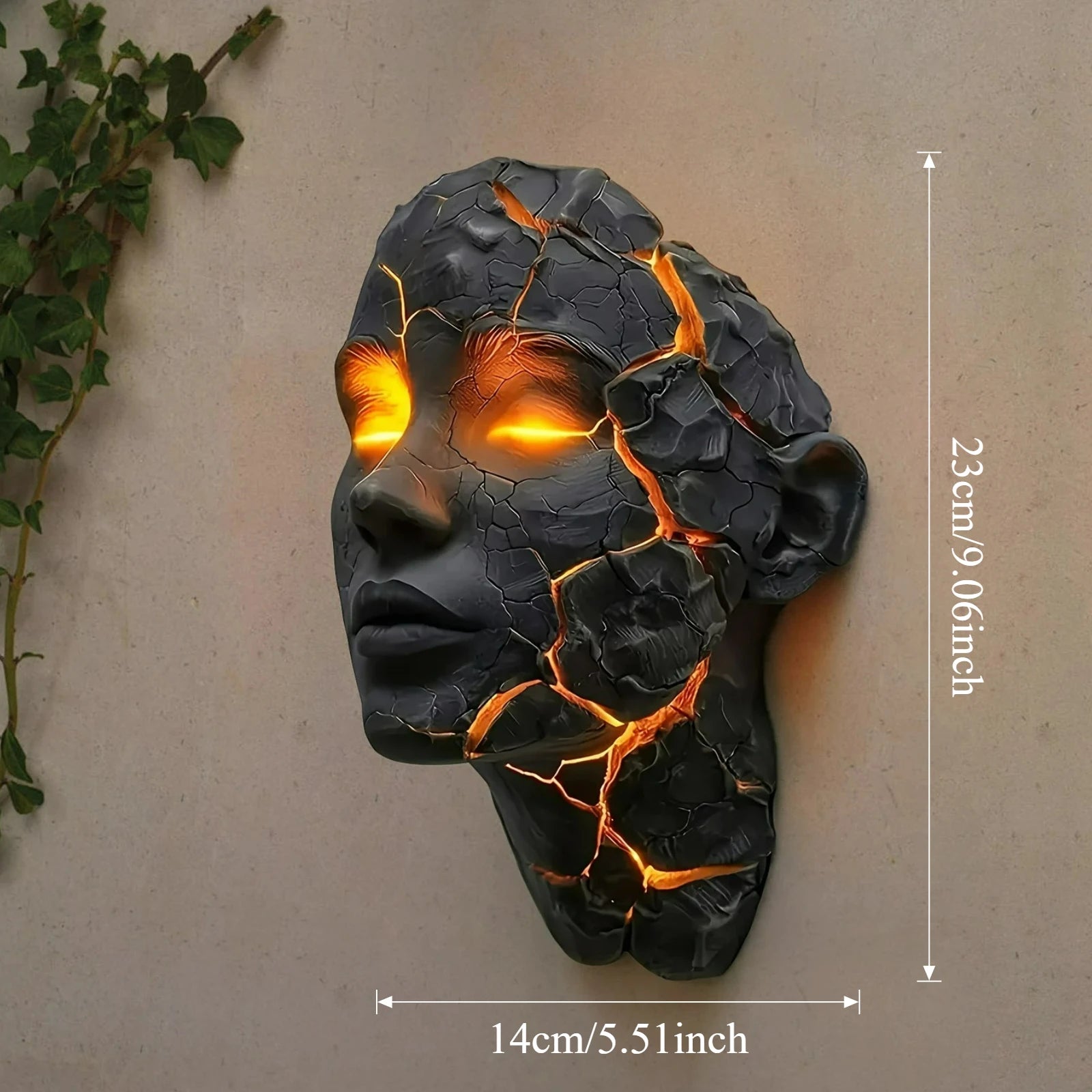 Cracked Soul Wall Light