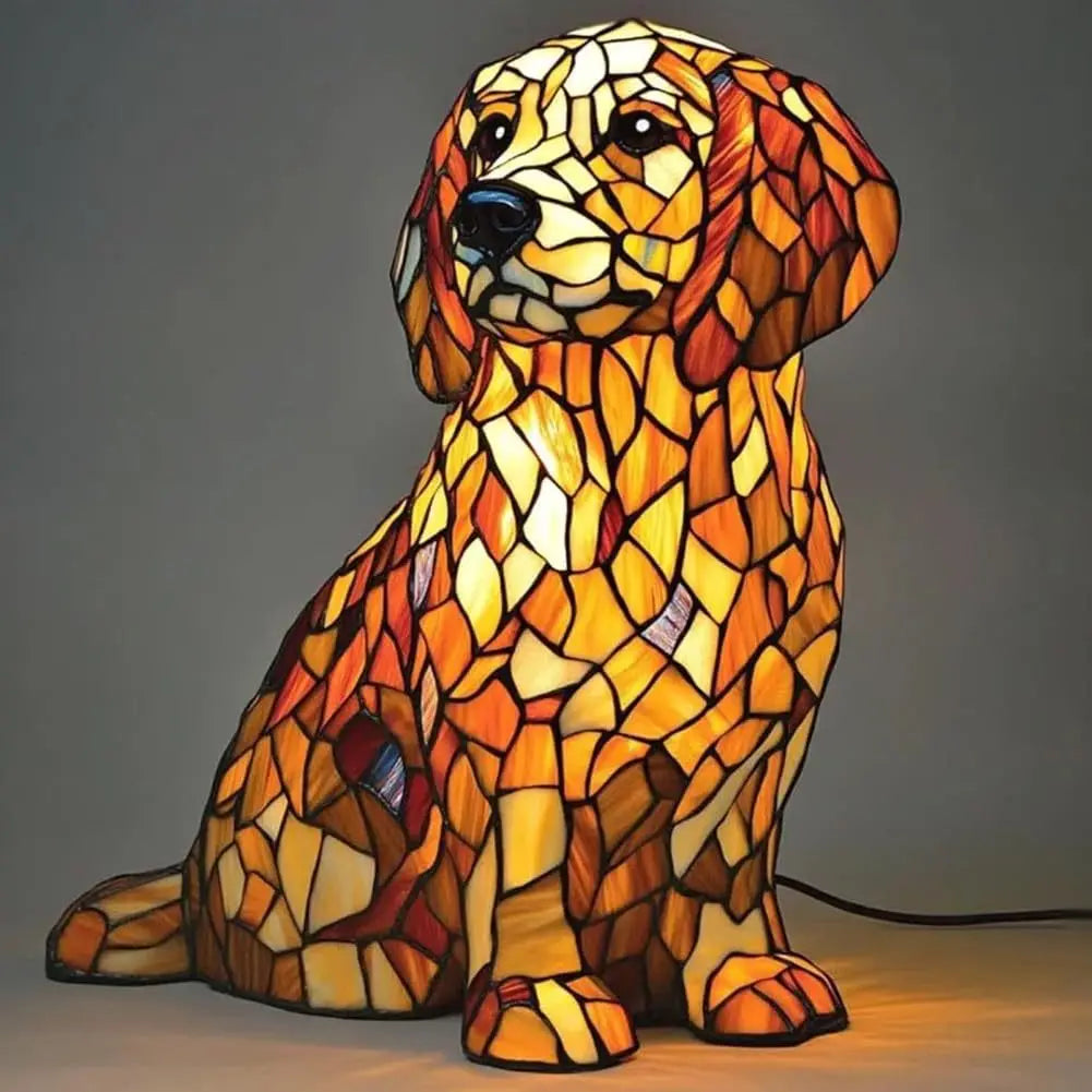 Stained-glass style animal LED ornament - additional design
