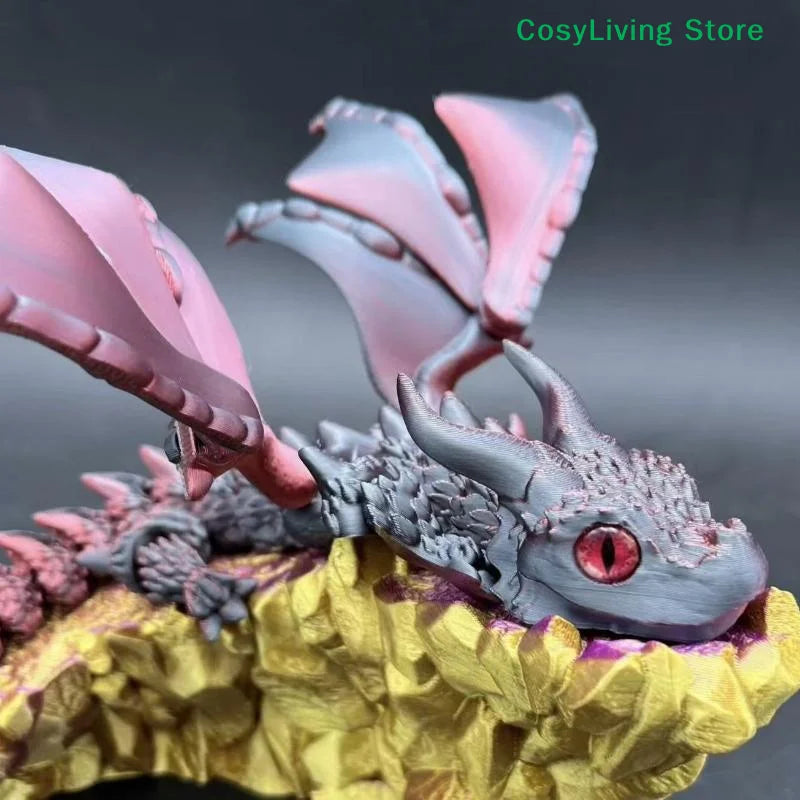 Articulated Winged Dragon – 3D Printed Fantasy Companion
